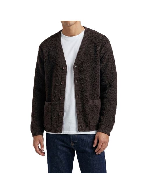 Fleece cardigan deep truffle NN.07 | 263000114460064880 DEEP TRUFFLE